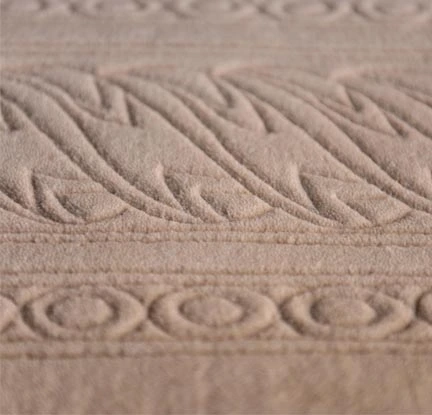 New Zealand Wool with Organic V Deep Carving