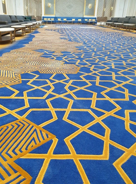 Custom carpet design service