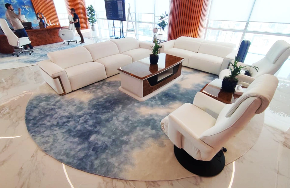 Plush hand-tufted carpet texture - Alfombra Carpets